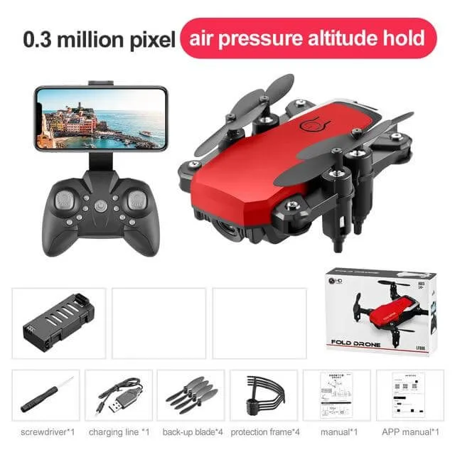 Bærbar sammenklappelig ultimativ 4K drone