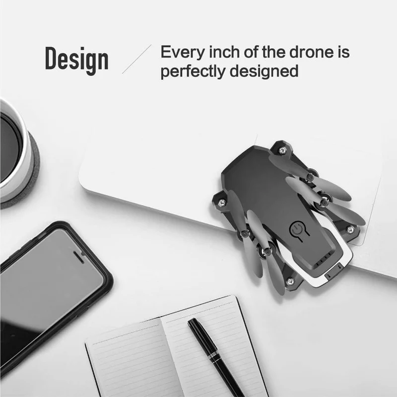 Bærbar sammenklappelig ultimativ 4K drone
