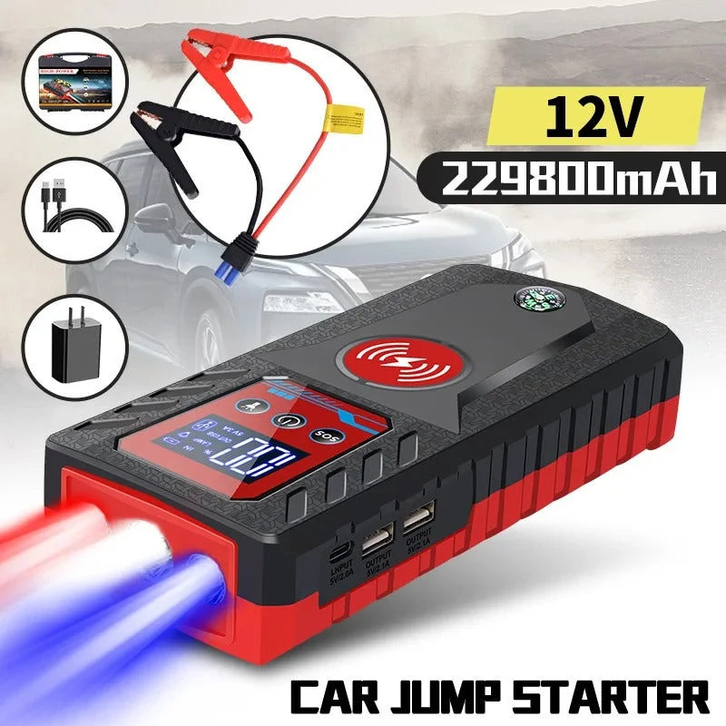 Bærbar bilbatteri jump starter power bank