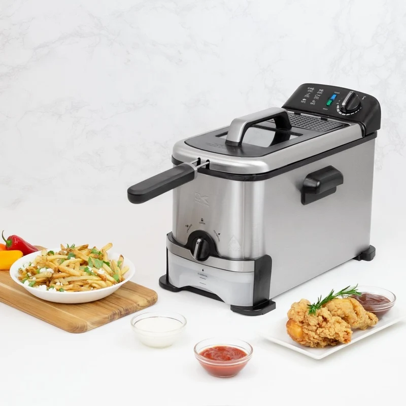 Kalorik 3.0L Deep Fryer with Oil Filtration