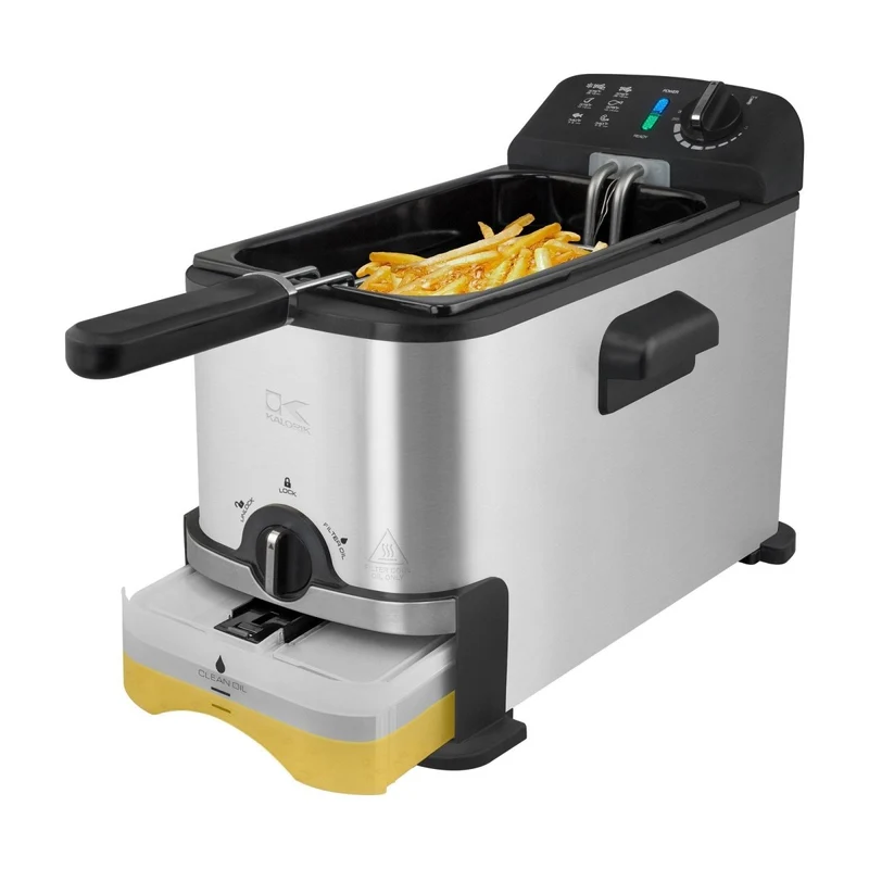 Kalorik 3.0L Deep Fryer with Oil Filtration