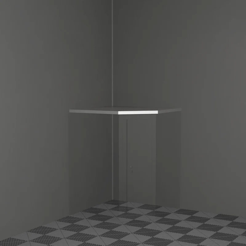 IVON Corner Cabinet Stainless Steel Top (Bänkskiva Hörnskåp)