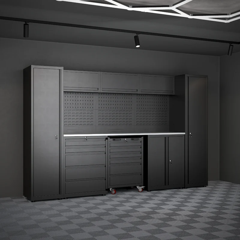 IVON Garageinredning Black Series Medium (325 cm)