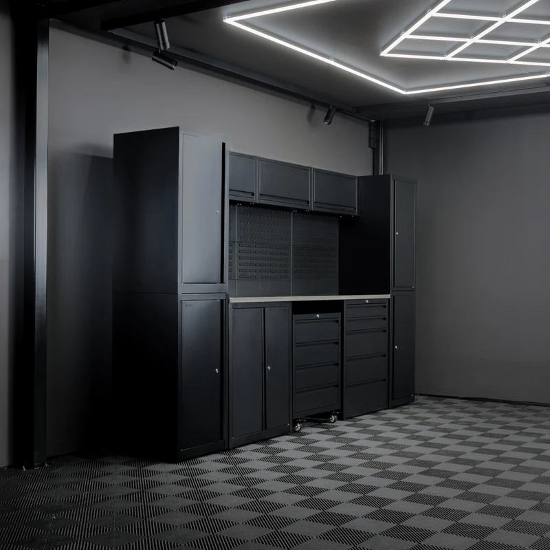 IVON Garageinredning Black Series Medium (325 cm)