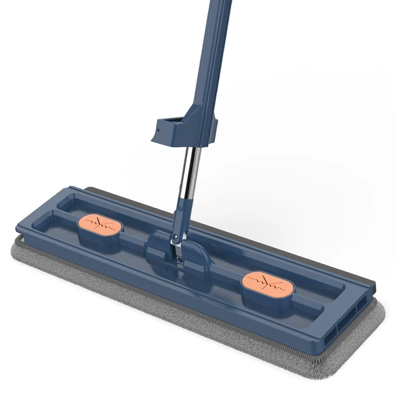 Ny Stil Stor Flat Mop – 360° Roterande, Stark Vattenabsorption – Passar Alla Golvtyper