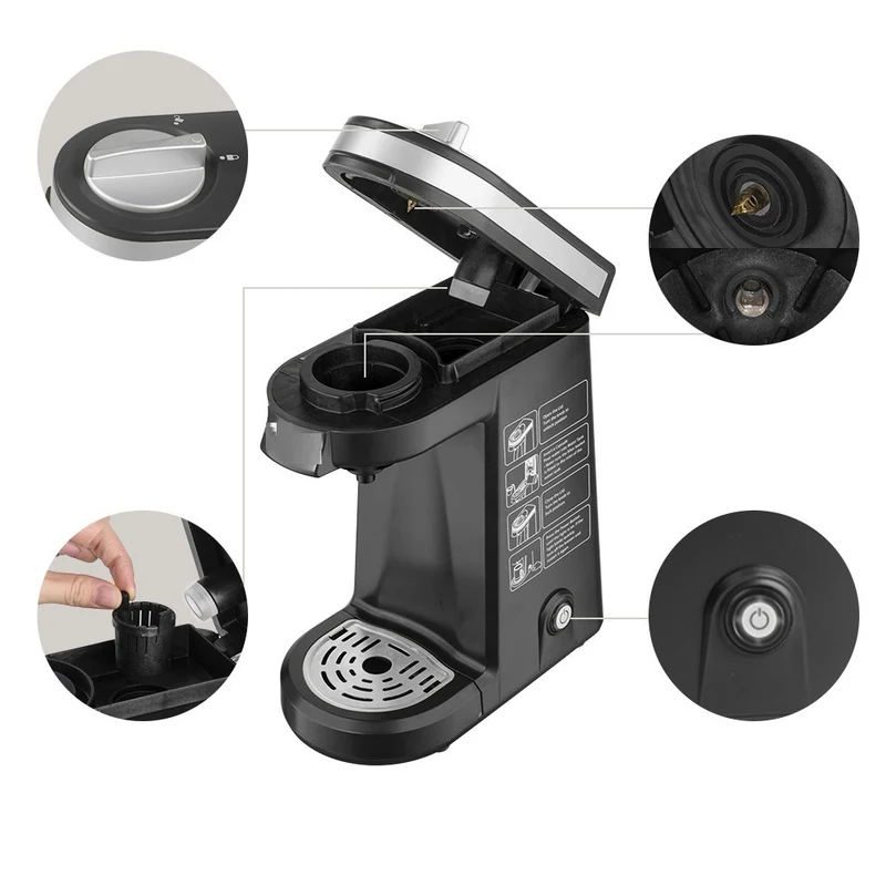 kaffemaskin i amerikansk stil -Automatisk och Enkel Användning