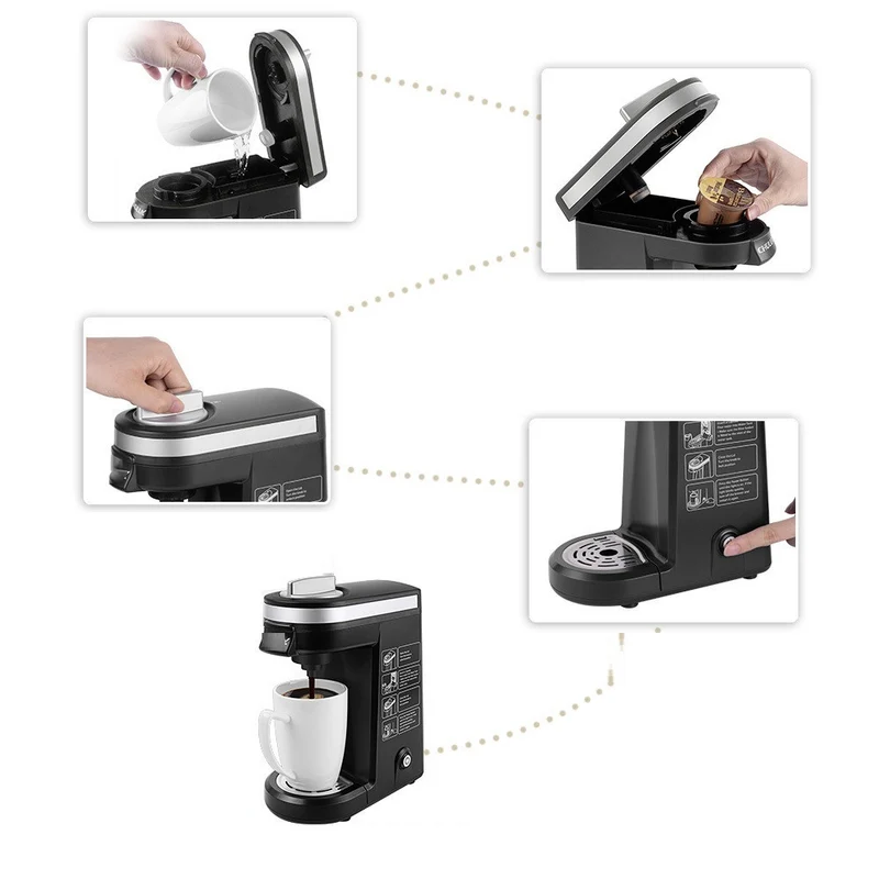 kaffemaskin i amerikansk stil -Automatisk och Enkel Användning