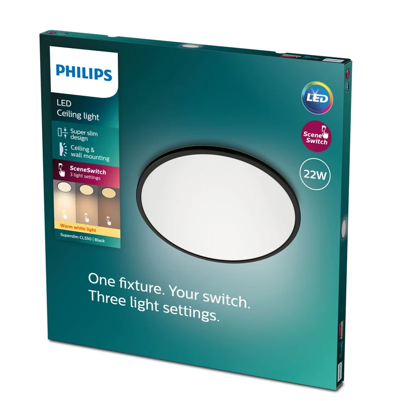 Philips Funktionell Supertunn taklampa 22 W