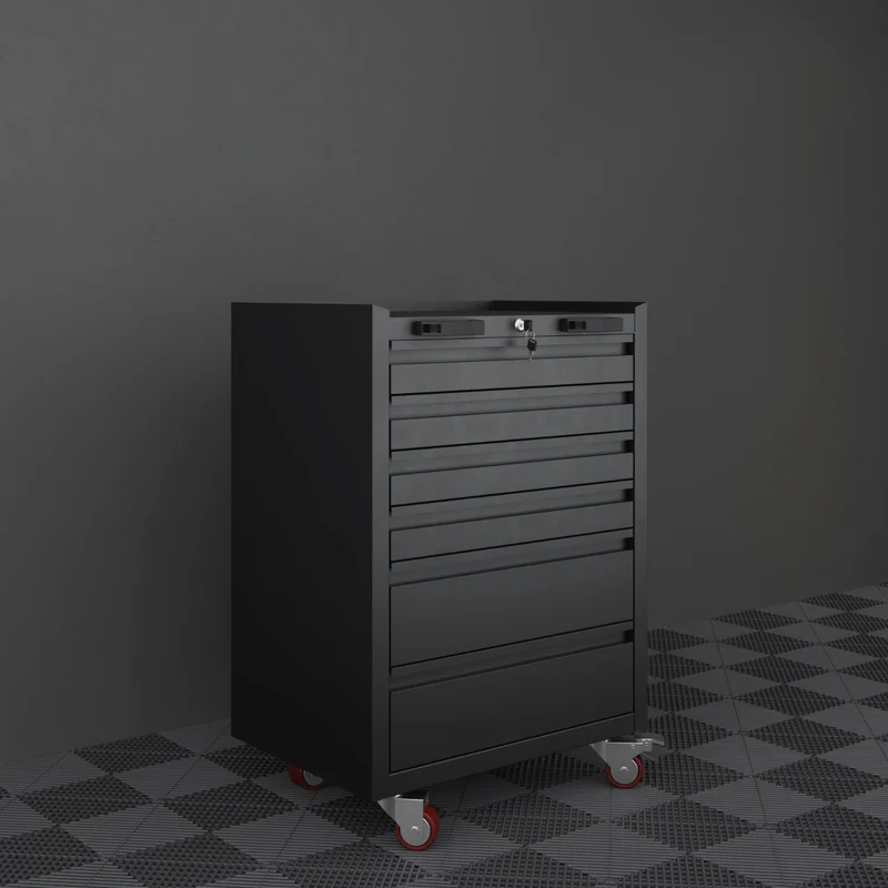 IVON Black Series Verktygsvagn 6 lådor