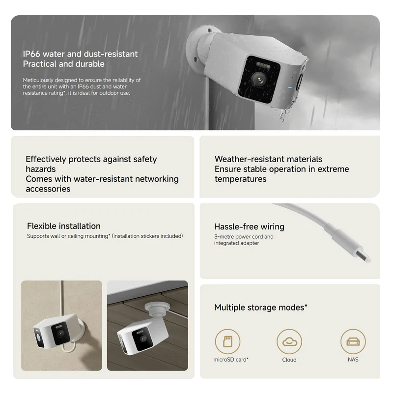 Xiaomi Outdoor Camera CW100 Dual EU - Class C