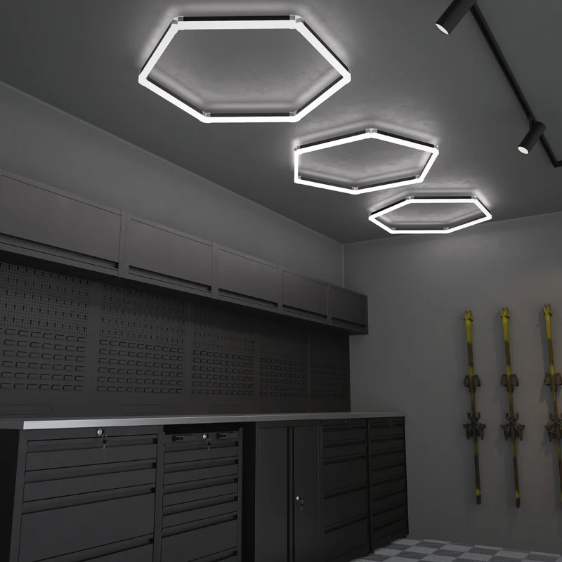 IVON Hexagon Belysning Enkel