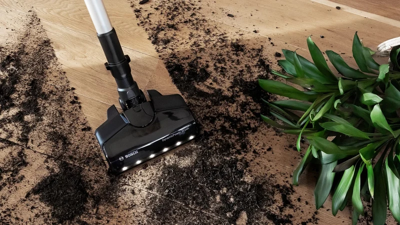 Bosch BCS711XXL upprättstående dammsugare och elektrisk sopborste Skaftdammsugare Batteri Torr Utan påse 0,3 l Vit 3 Ah