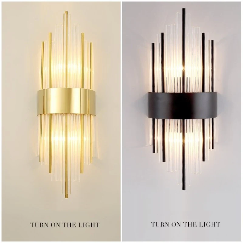 Modern Minimalistisk Vägglampa-Ljusly: