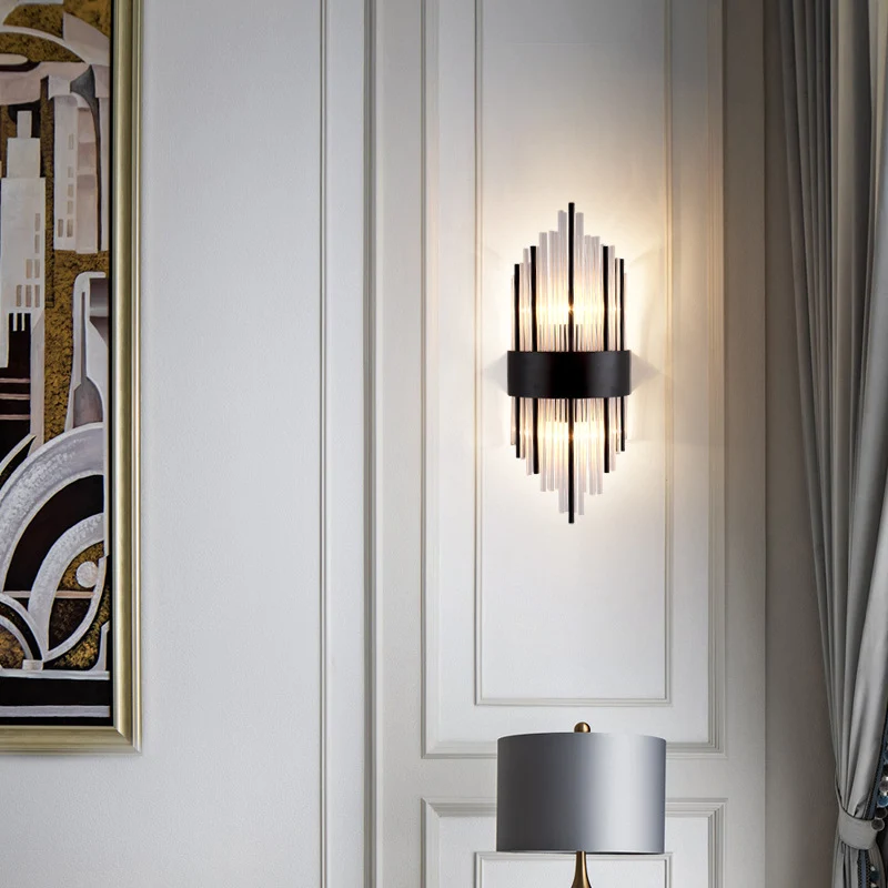 Modern Minimalistisk Vägglampa-Ljusly:
