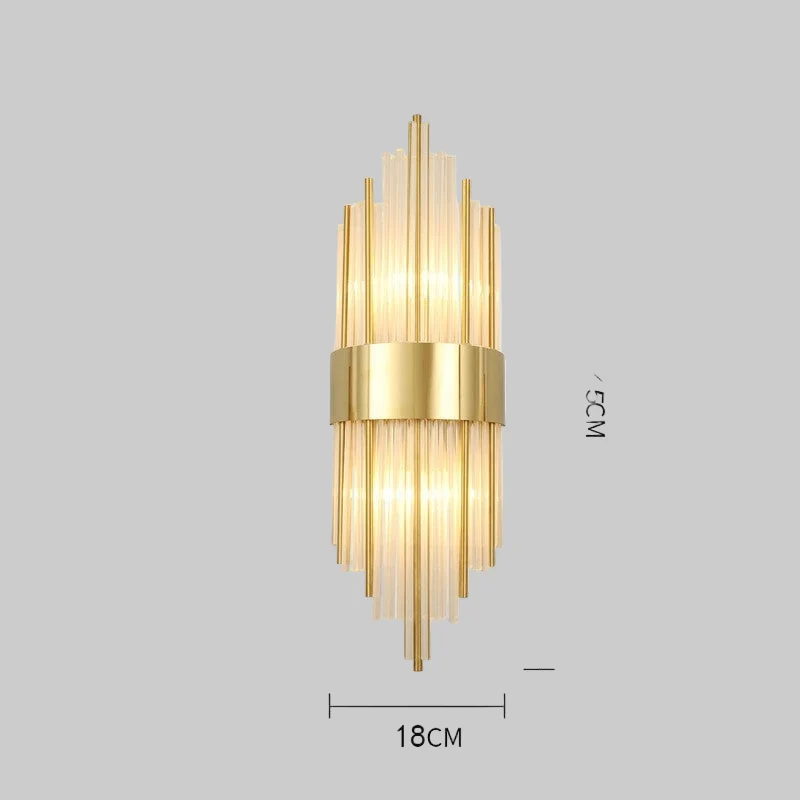 Modern Minimalistisk Vägglampa-Ljusly:
