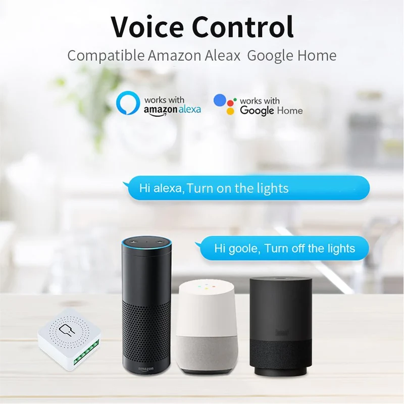 Smart WiFi Switch med Timer & App-styring til Hjemmet