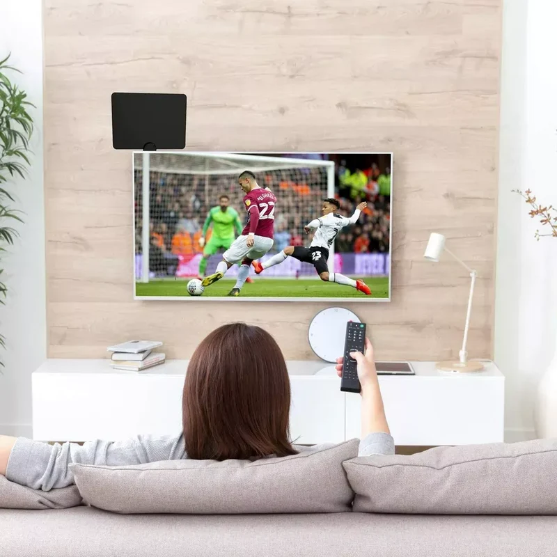 Indendørs 4G TV Antenne med Høj Signalstyrke til 4K TV