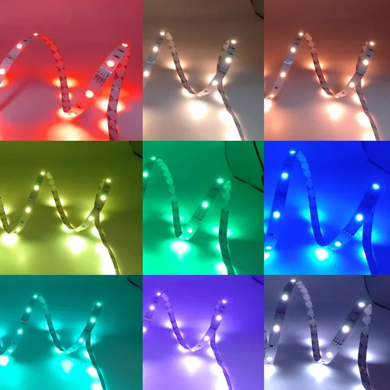 Fleksible RGB LED Lysstriber med USB – Skab Din Drømmebelysning