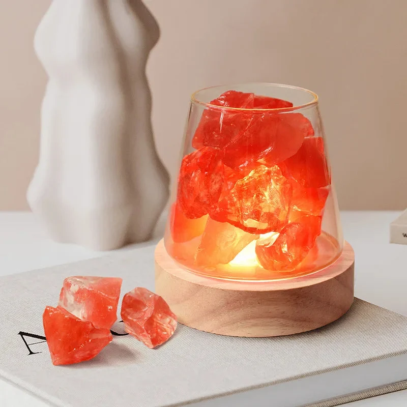 Himalaya Saltlampe med Aromadiffusor – Skab Ro og Velvære