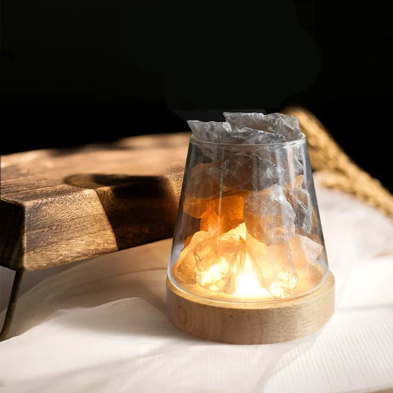 Himalaya Saltlampe med Aromadiffusor – Skab Ro og Velvære