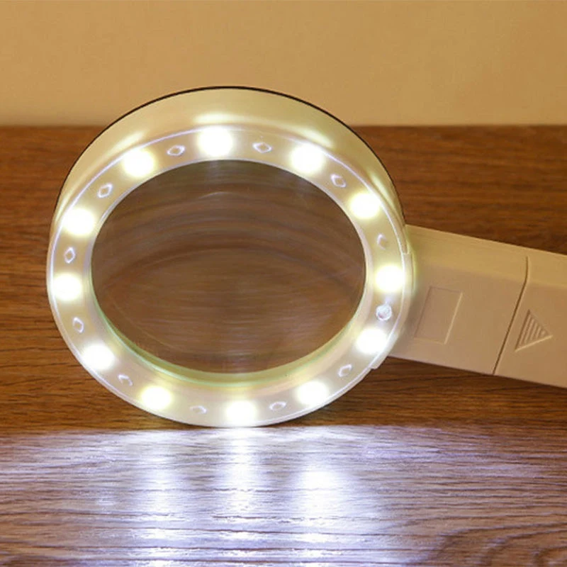 Optisk forstørrelsesglas med LED – Perfekt til detaljer