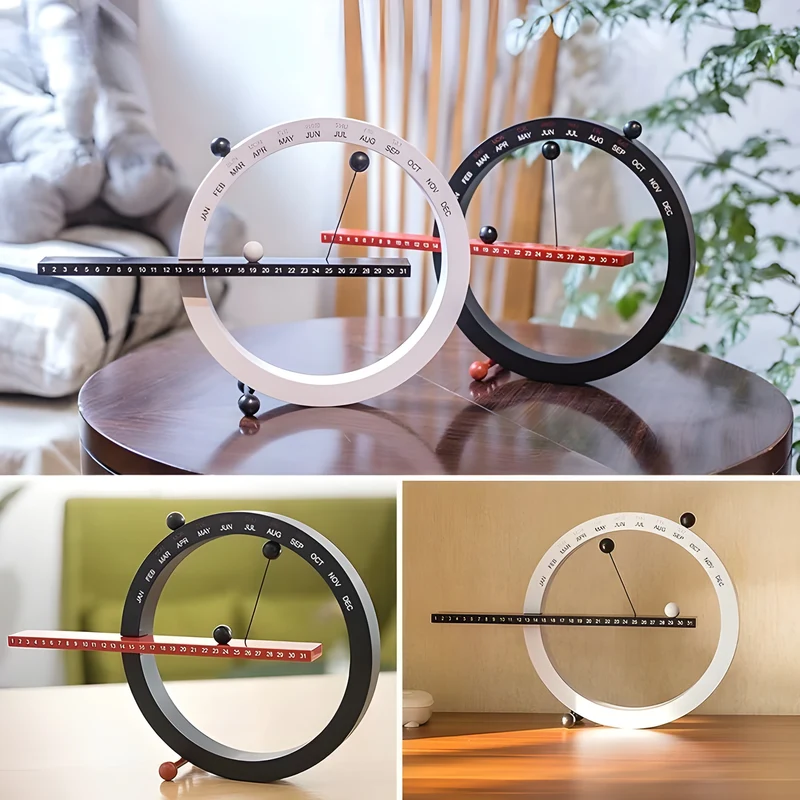 Magnetisk Bordur med Stille Mekanisme – Unik Tidsvisning