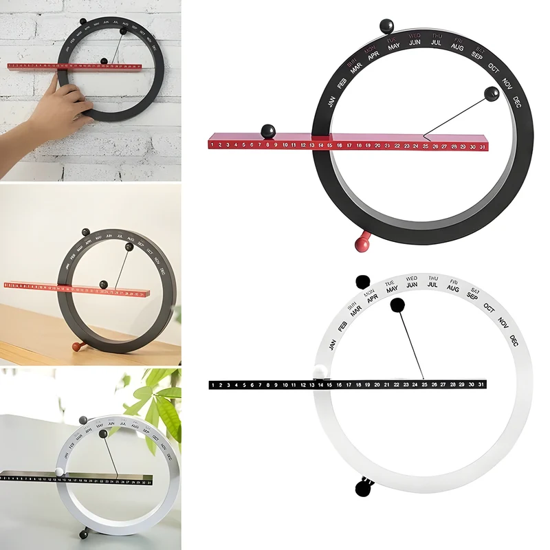 Magnetisk Bordur med Stille Mekanisme – Unik Tidsvisning