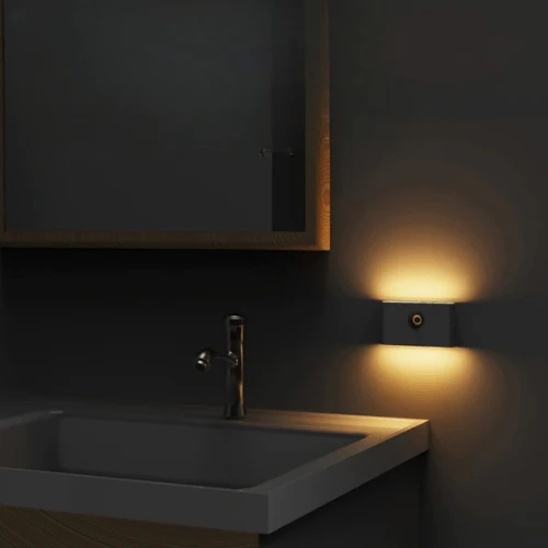 GlowStep – LED natlamper med bevægelsessensor, USB-opladning og blødt, varmt lys