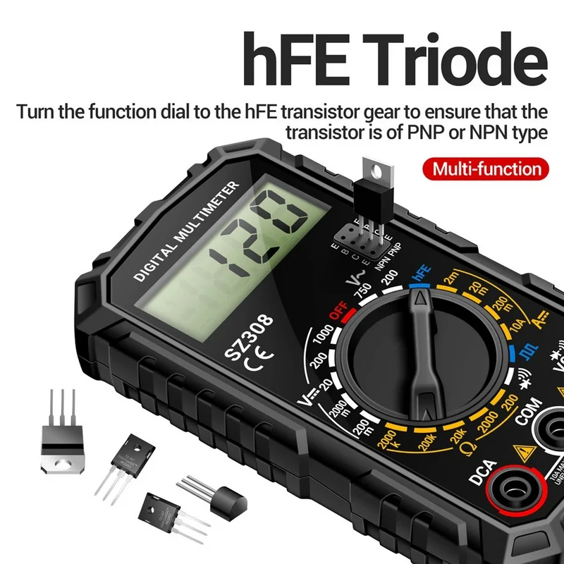 Professionelt Digitalt Multimeter Kit – Præcise Målinger
