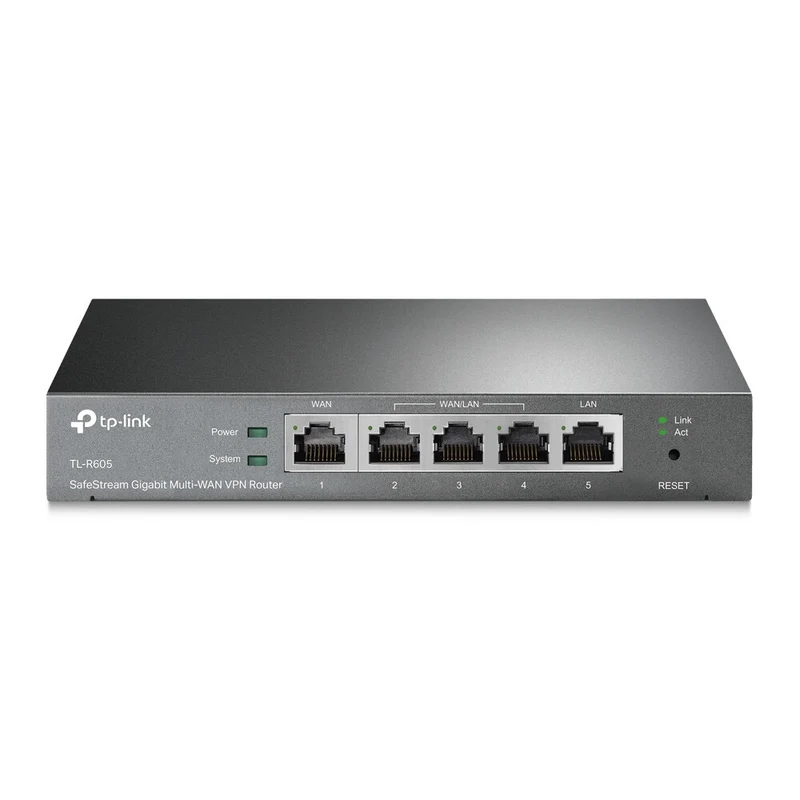 TP-Link TL-R605 kabelansluten router Gigabit Ethernet Svart