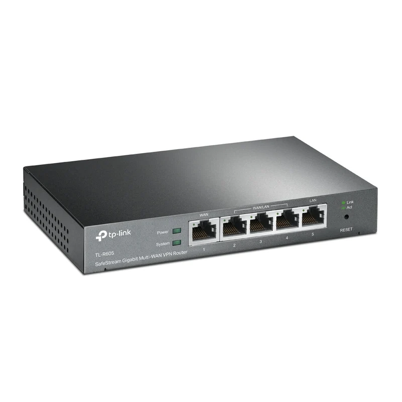TP-Link TL-R605 kabelansluten router Gigabit Ethernet Svart