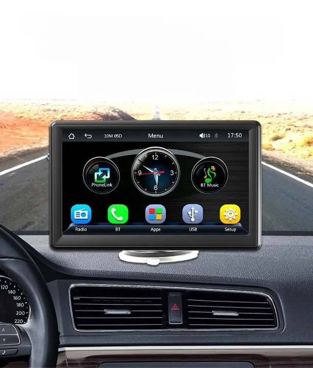 Trådløs skærm til Apple CarPlay og Android Auto til bilen