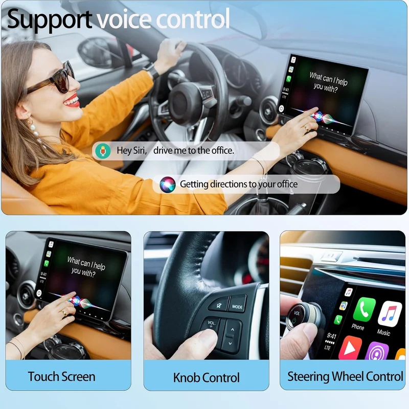 Trådløs CarPlay-adapter til biler med indbygget CarPlay og Android Auto