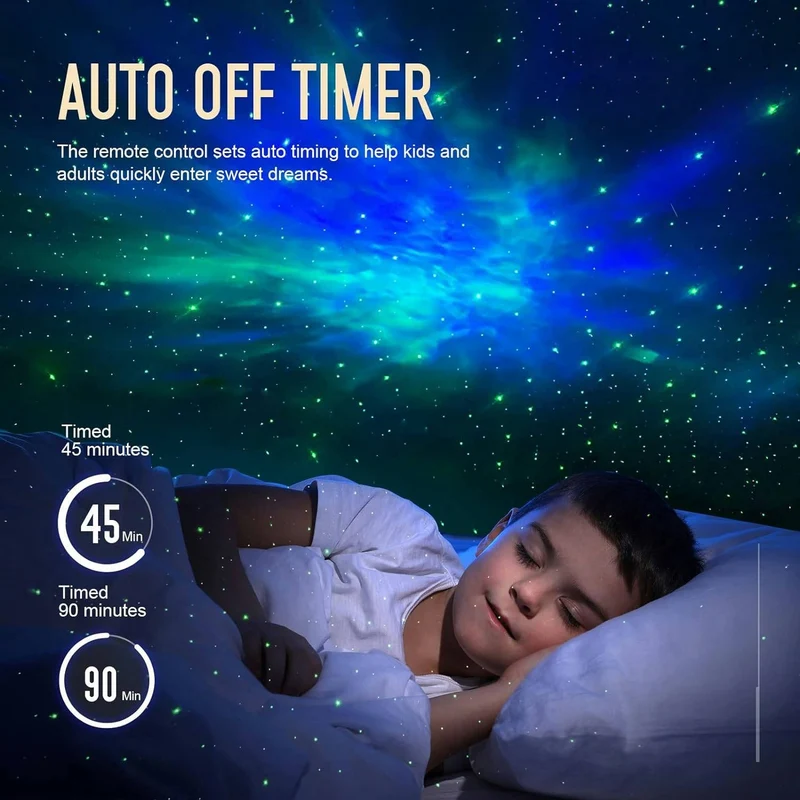 Galaktisk projektor til stjernehimmel i dit hjem