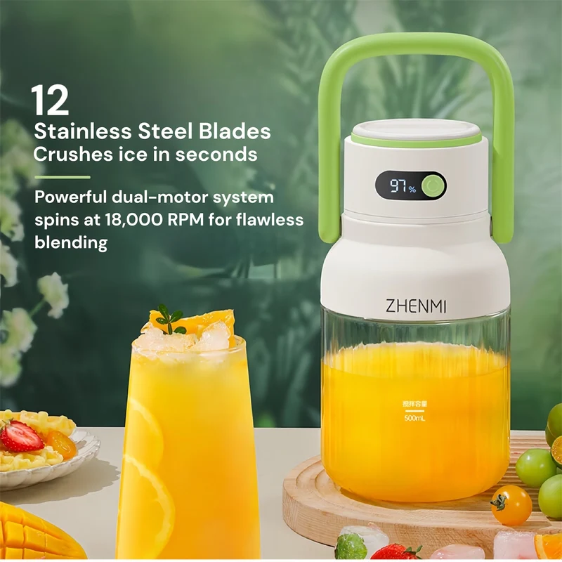 Bærbar saftpresser med høj ydeevne til juicing på farten