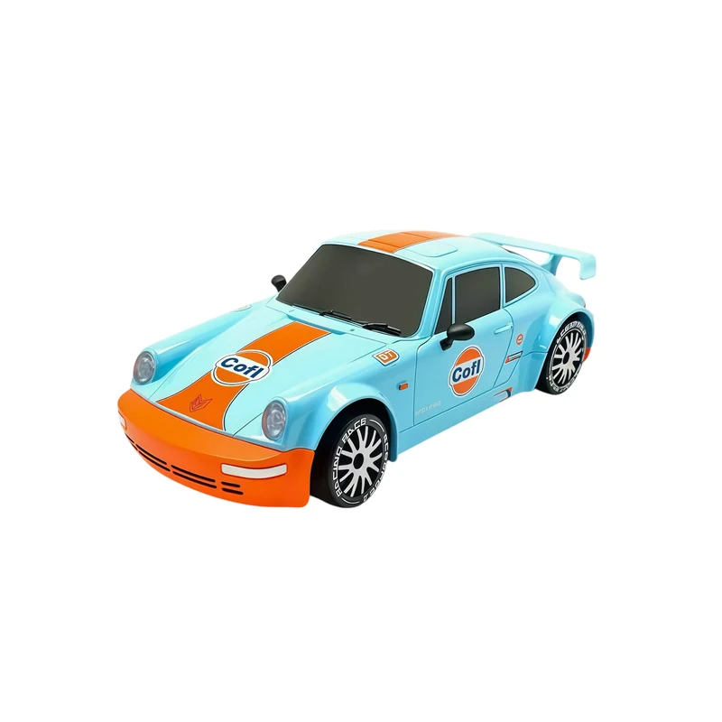 RC-driftbil med retrodesign til sjov og leg