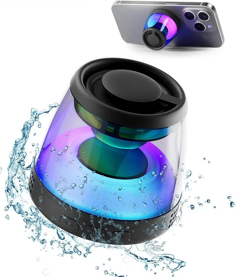 Kompakt Hi-Fi Bluetooth højttaler med magnetisk design til musik og gaming