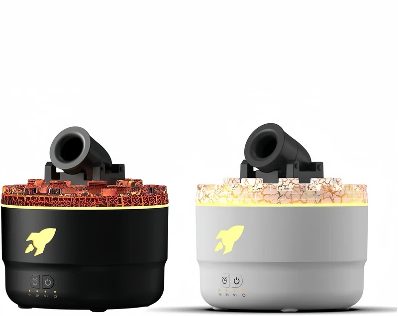 Aromadiffuser med lyskilde til afslapning i hjemmet