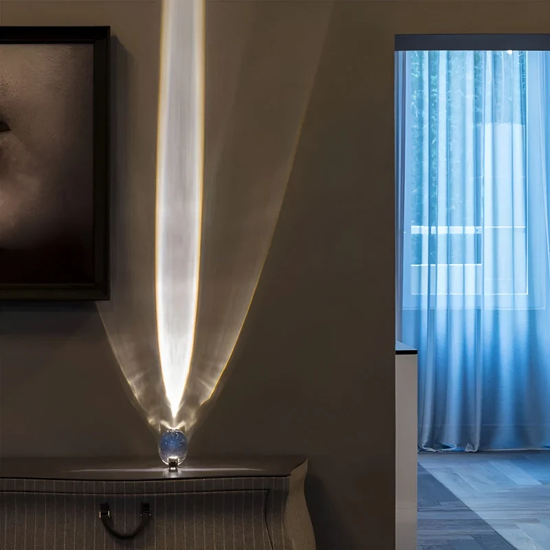 LED Projektionslampe med prismatiske effekter til kreative rum