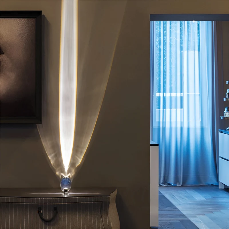 LED Projektionslampe med prismatiske effekter til kreative rum