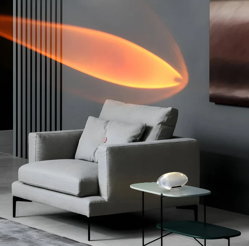 LED Projektionslampe med prismatiske effekter til kreative rum