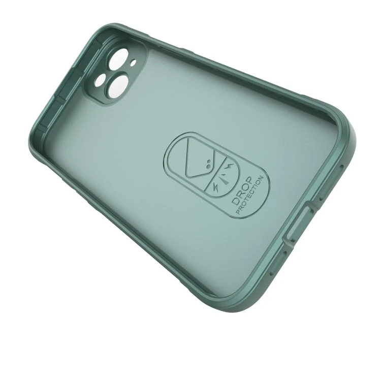 Skræddersyet TPU- og flanellcover til iPhone 15 Plus i elegant rød