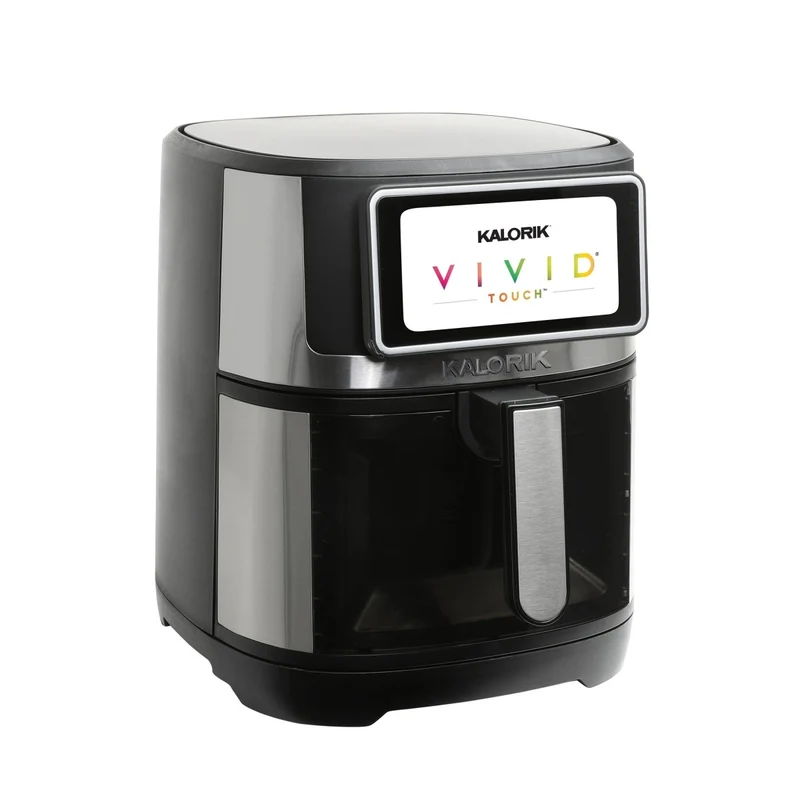 Kalorik VIVID TOUCH 7 Quart High-Resolution Touchscreen Air Fryer with Window