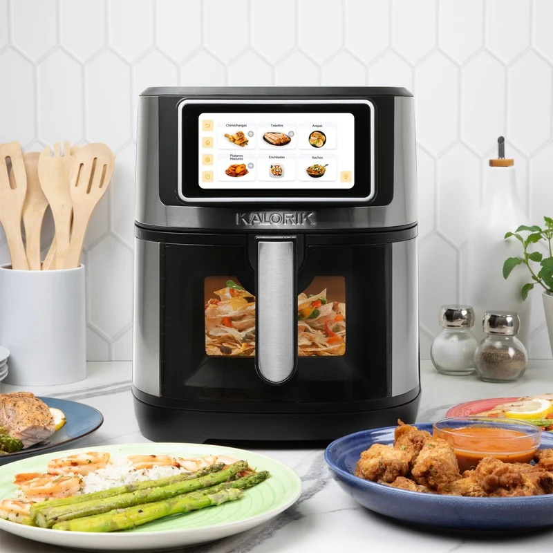 Kalorik VIVID TOUCH 7 Quart High-Resolution Touchscreen Air Fryer with Window