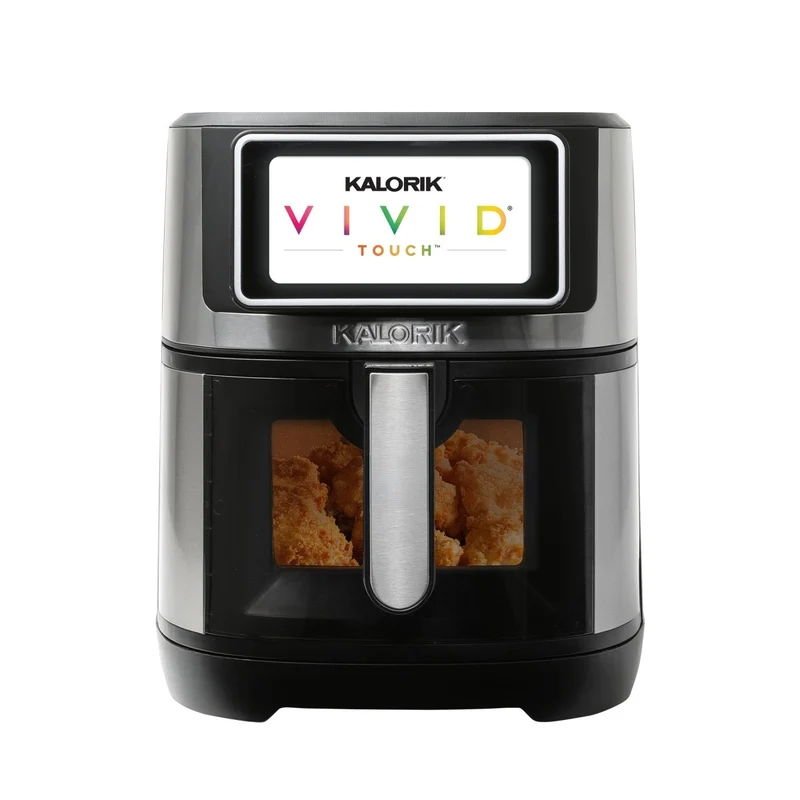 Kalorik VIVID TOUCH 7 Quart High-Resolution Touchscreen Air Fryer with Window
