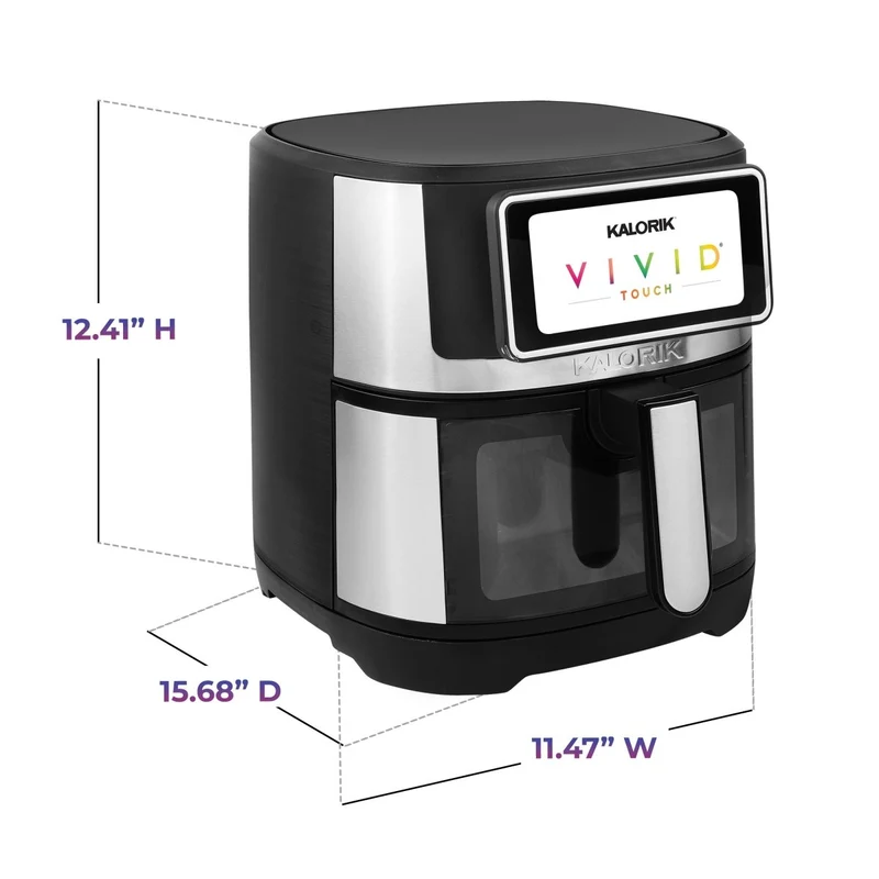 Kalorik VIVID TOUCH 5 Quart with High-Resolution Touchscreen
