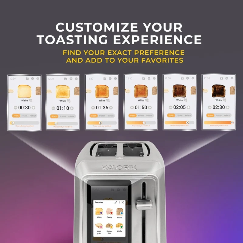 Kalorik VIVID 2-slice TFT Toaster