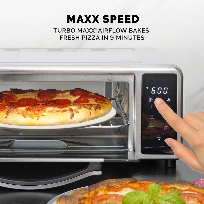 Kalorik MAXX 600°F Pizza Air Fryer Oven with Stone