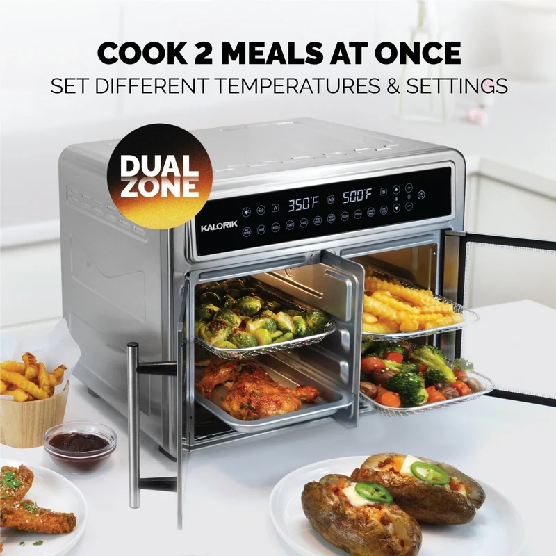 Kalorik MAXX 26 Quart Flex Trio Air Fryer Oven