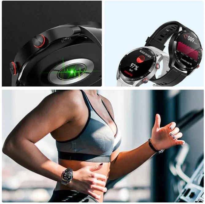 Smartwatch til mænd med sundhedsovervågning og vandtæt design